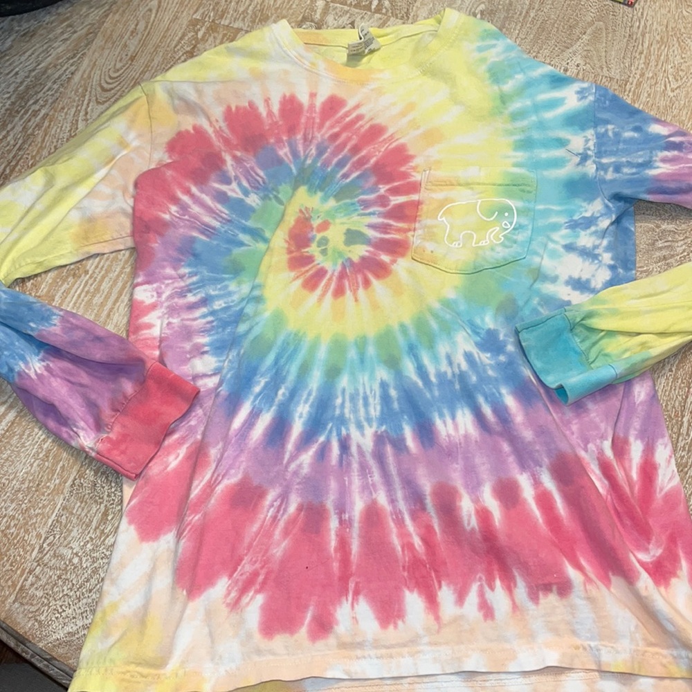 Ivory Ella Tie Dye Rainbow Tee